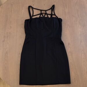 Guess Black Dress with Strappy Design